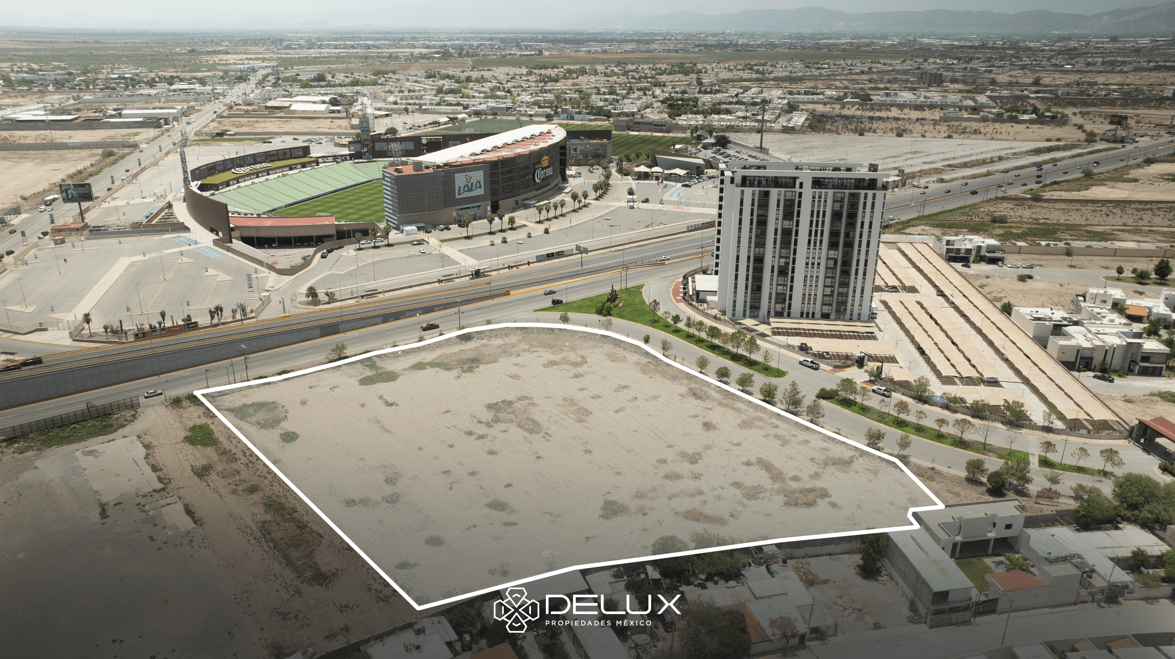 San Jose Land in front TSM stadium 2